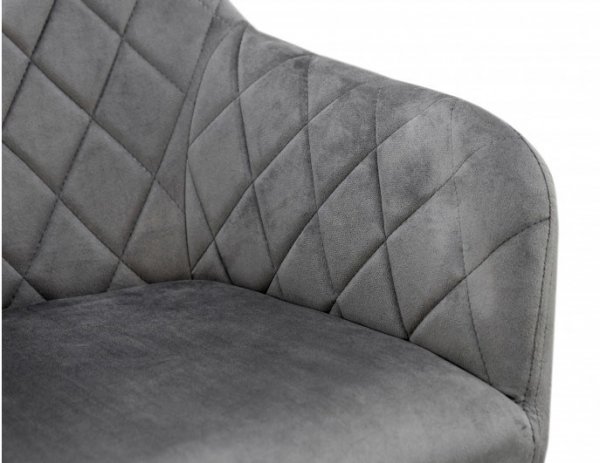 Кресло Акура (велюр серый)