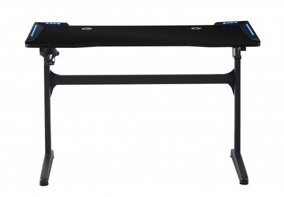 Cтол геймерский Энерджи (черный с led подсветкою)