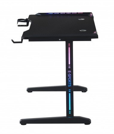 Cтол геймерский Энерджи (черный с led подсветкою)
