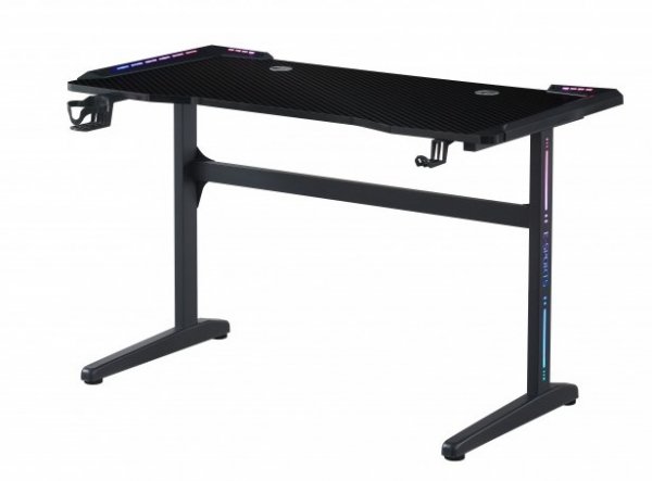 Cтол геймерский Энерджи (черный с led подсветкою)