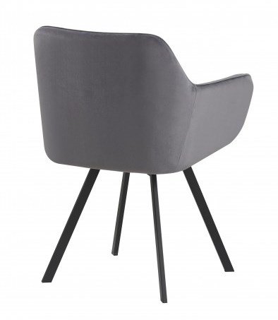 Стілець Імпульс (велюр-темно-сірий)