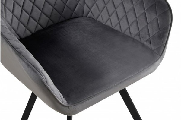 Стілець Імпульс (велюр-темно-сірий)