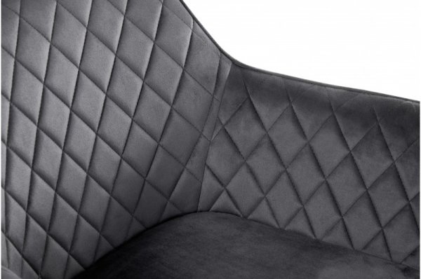 Стілець Імпульс (велюр-темно-сірий)