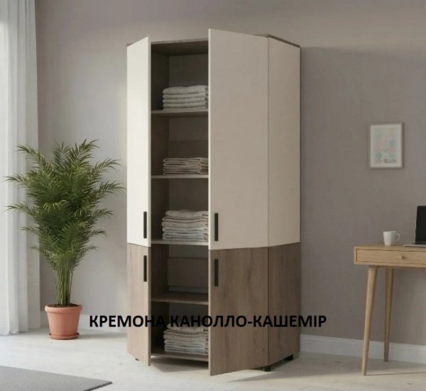 Шкаф для одежды Торн 2ДСП (полки) 90*51,6*200