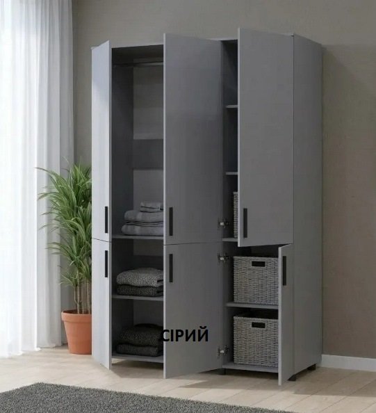 Шафа для одягу Торн 3ДСП (штанга) 135*51,6*200