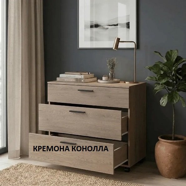 Комод Торн 3Ш 90*51,6*80